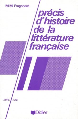 Précis d'histoire de la littérature française