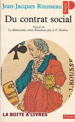 Du contrat social ou principes du droit politique