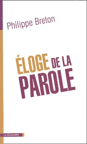 Eloge de la parole