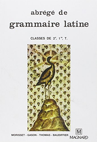 Abrégé de grammaire latine