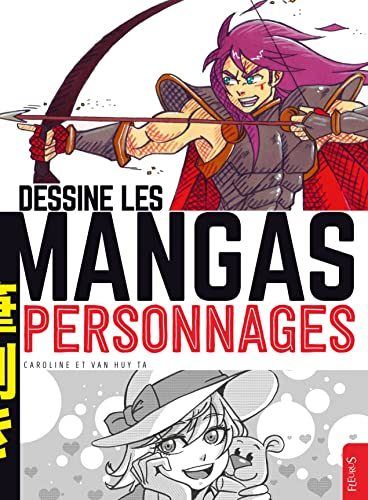 Dessine les personnages mangas