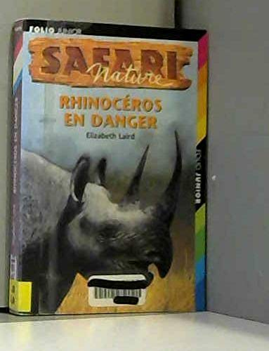 Rhinocéros en danger