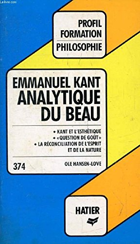 Analytique du beau