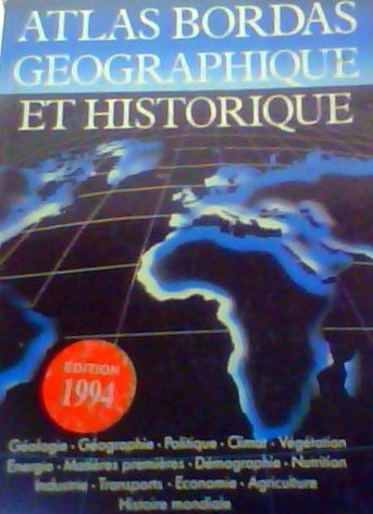Atlas Bordas géographique et historique