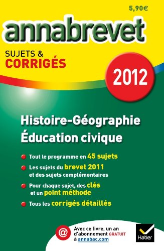 Histoire - Géographie . Education civique